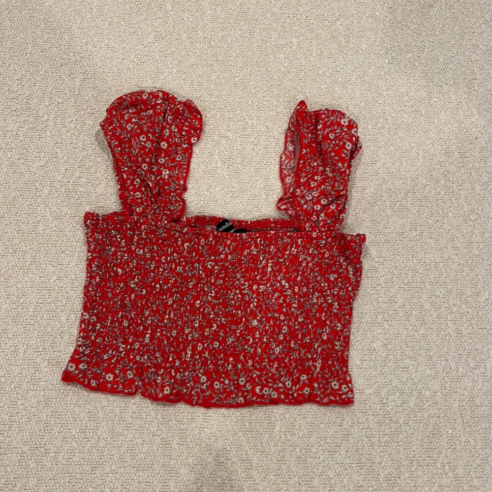 Sundae Muse red tank top